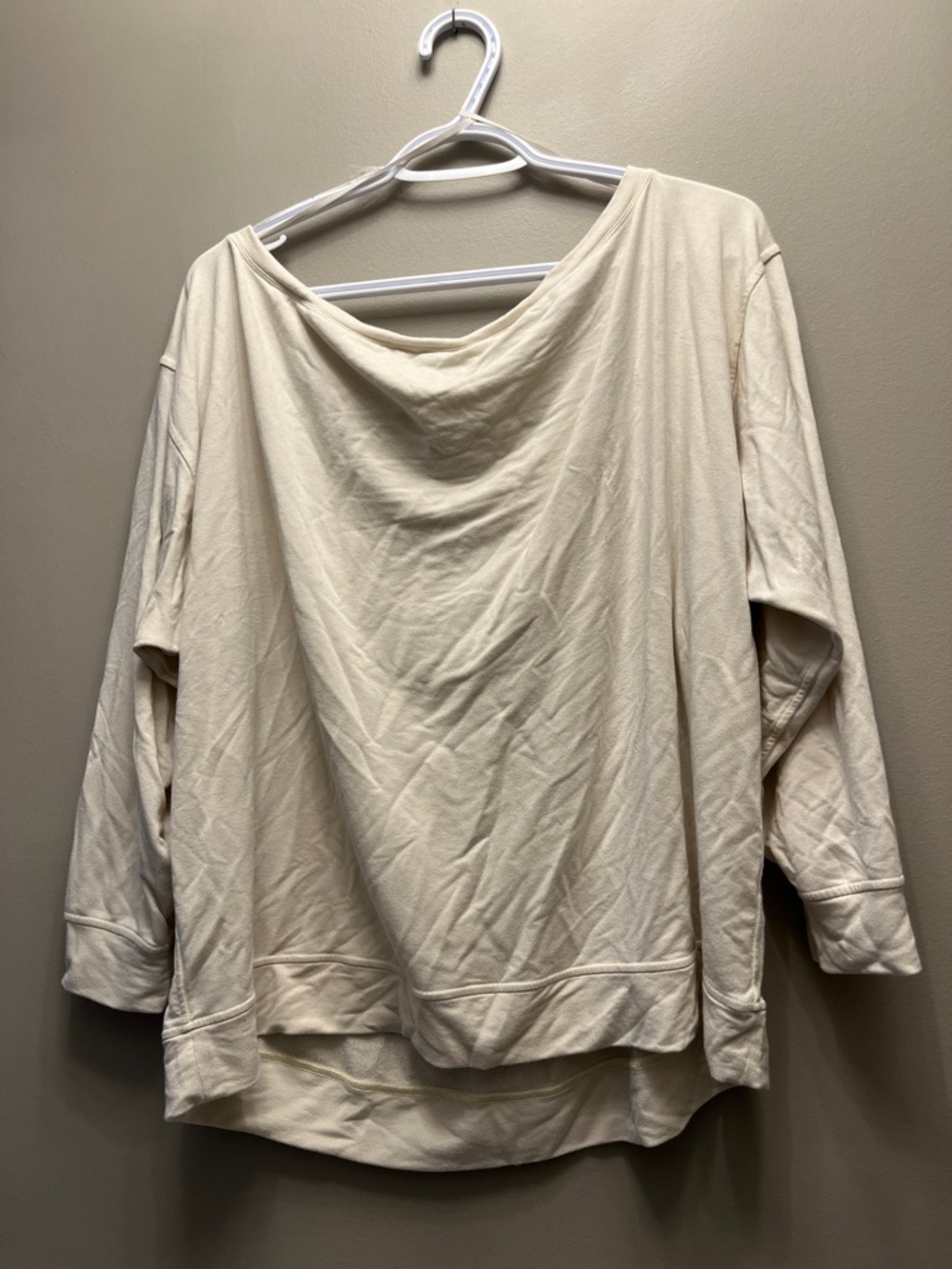 lululemon athletica Women's BeCalm Oversized Boatneck Long-Sleeve Shirt